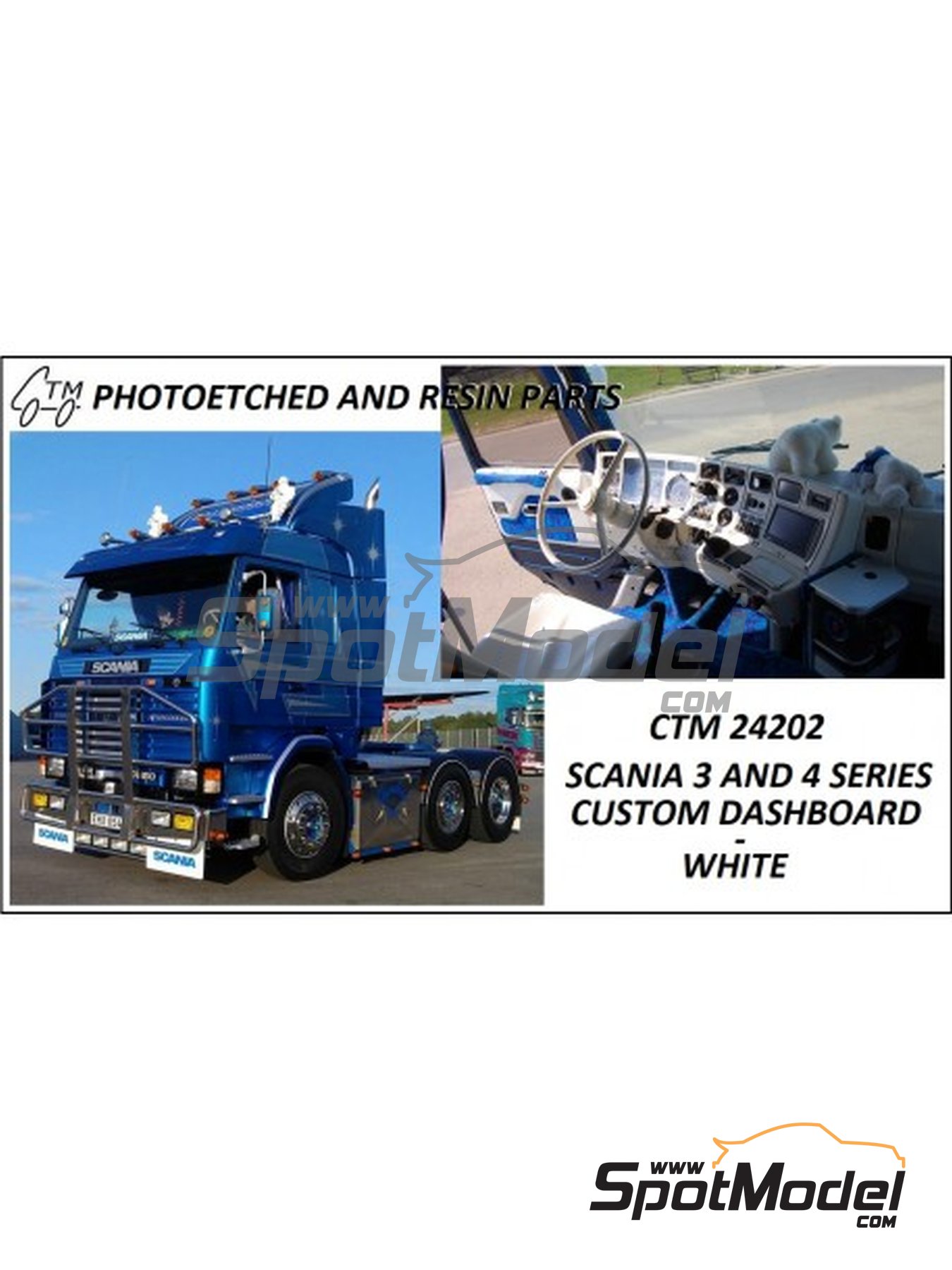 Italeri 3922 1/24 Scale Model Show Truck Kit Scania 164L Top Class 480